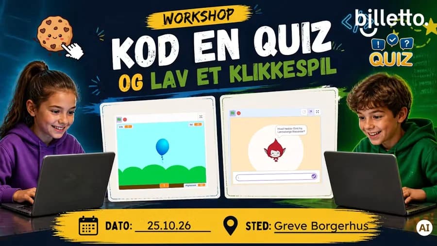 Lav din egen quiz og klikkespil med Scratch