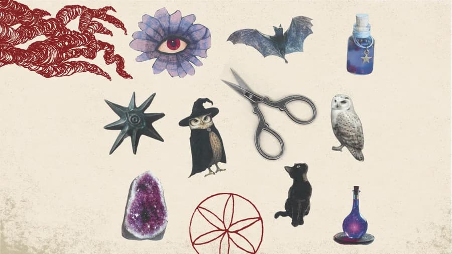 Hekset collage-værksted