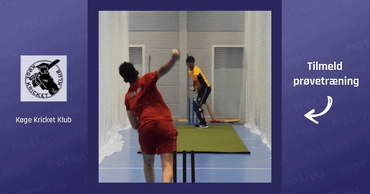 Kricket for junior og senior (15-99 år)