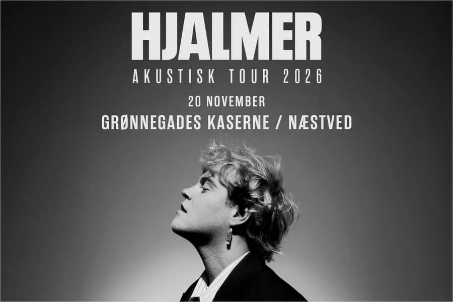 HJALMER – AKUSTISK TOUR 2026 – FÅ BILLETTER!