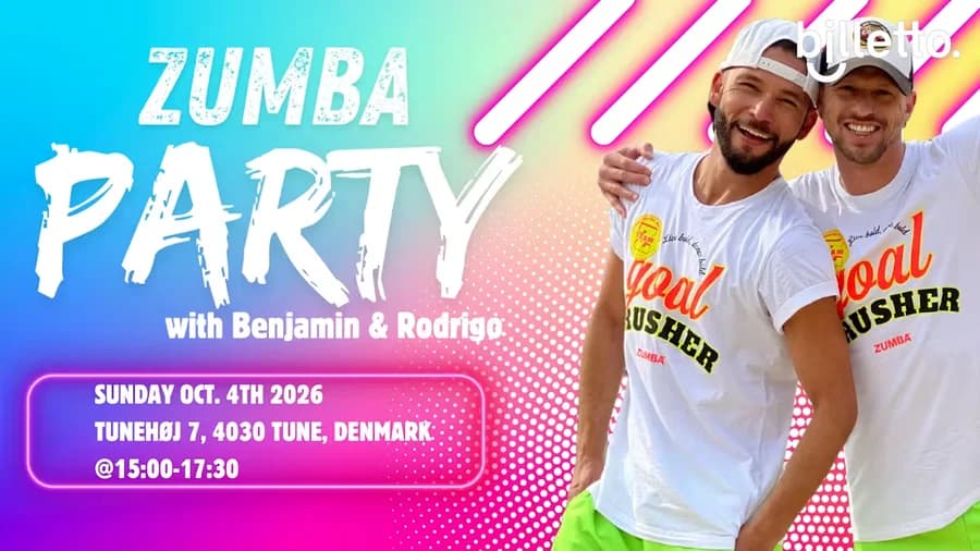 Zumba® Masterclass with Zumba® jammers Benjamin & Rodrigo
