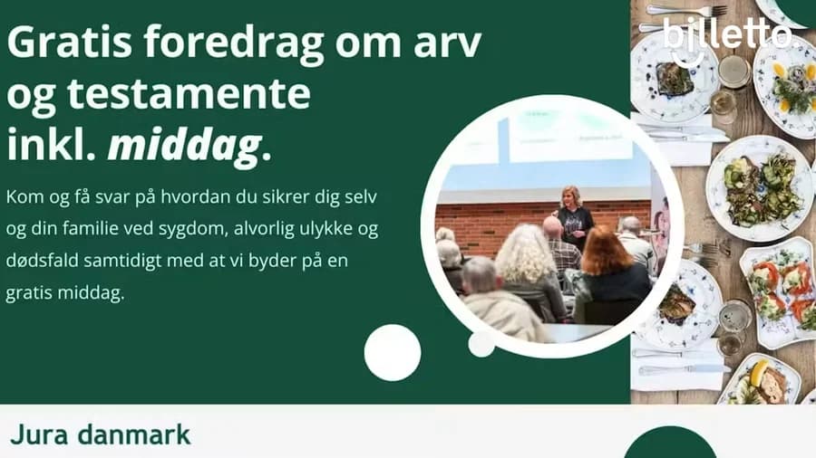 Gratis foredrag om arv, testamente og fremtidsfuldmagter på RØG Mad & Vinbar I Greve d. 1 oktober kl. 18:00