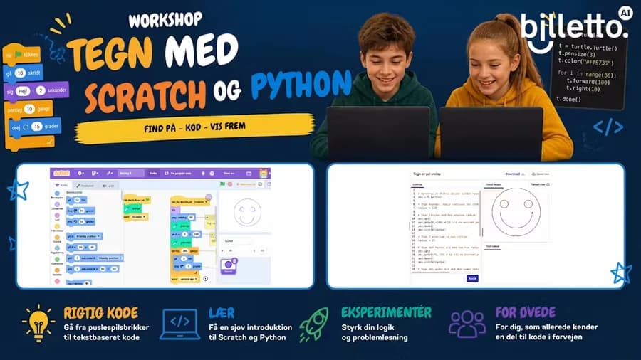 Tegn med Scratch og Python