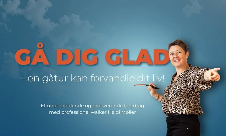 Køge Foredrag: Gå dig glad - en gåtur kan forvandle dit liv!