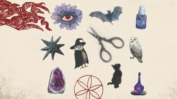 Hekset collage-værksted